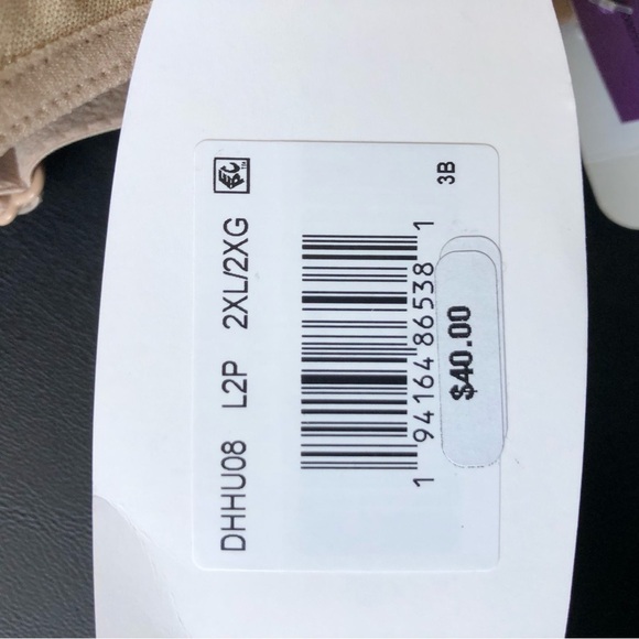 Hanes Comfort Flex Fit Beige Bra  2X NWT - Picture 7 of 11